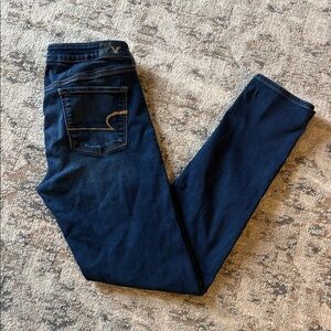 American Eagle dark denim jeans size 12 X-long